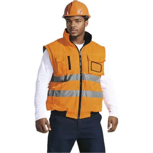 Barricade Jacket Orange Without Sleeves